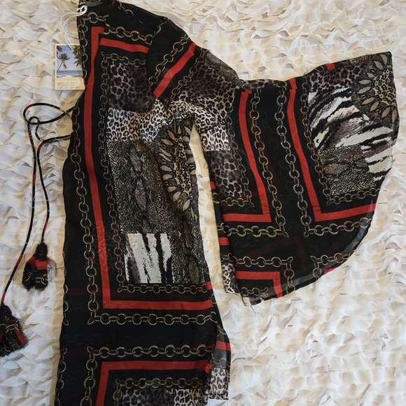 Violet Sky Multicolor Blouse Long Sleeve - Picture 5 of 5